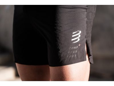 COMPRESSPORT Racing Split v1 nadrág, fekete