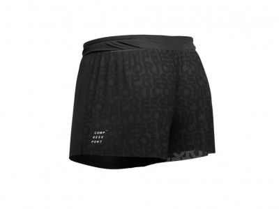 Pantaloni COMPRESSPORT Racing Split v1, negri