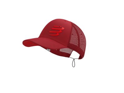 Șapcă COMPRESSPORT Racing Trucker, roșu Samba