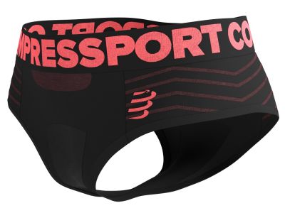 COMPRESSPORT Varrat nélküli női boxer, fekete