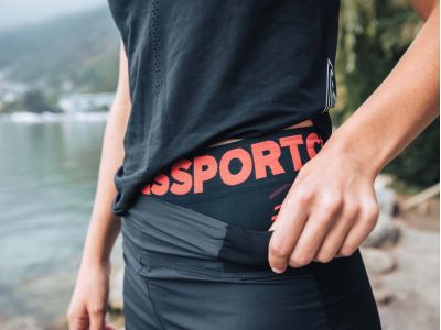 COMPRESSPORT Varrat nélküli női boxer, fekete