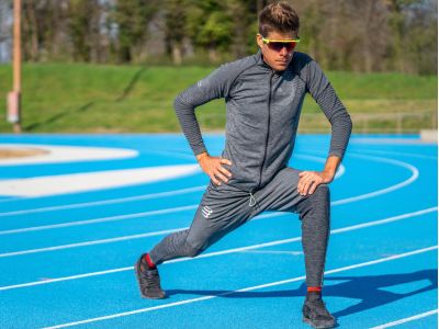 COMPRESSPORT Pantaloni fără cusături, Gri Melange