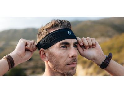 COMPRESSPORT Thin On/Off headband, black