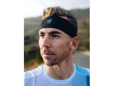 COMPRESSPORT Thin On/Off headband, black