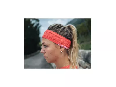 COMPRESSPORT Thin ON/OFF Stirnband, Coral