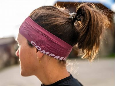 COMPRESSPORT Thin On/Off headband, Orangeade