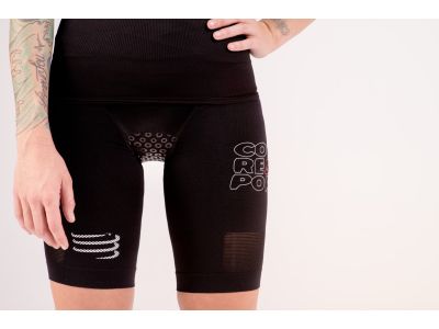 COMPRESSPORT TR3 Under Control Short dámske nohavice, čierna