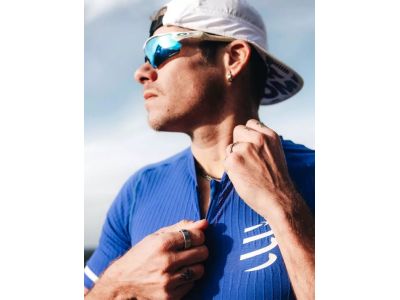 COMPRESSPORT Trail Postural jersey, Dazz Blue