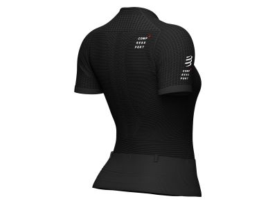 Tricou damă COMPRESSPORT Trail Postural, negru