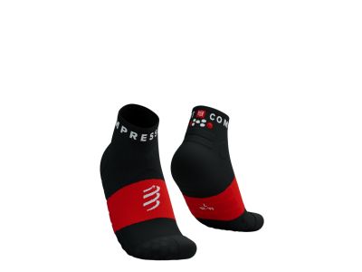 COMPRESSPORT Ultra Trail Low socks, black/red