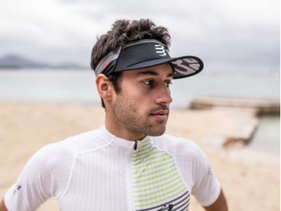 COMPRESSPORT Visor Ultralight cap, lime/alloy