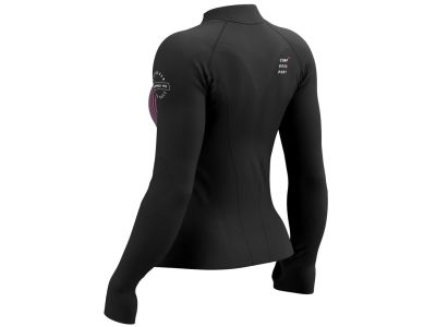 COMPRESSPORT Winter Trail Postural women&#39;s T-shirt, Magnet/Magenta