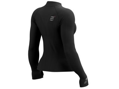 Tricou damă COMPRESSPORT Winter Trail Postural, Magnet/Magenta