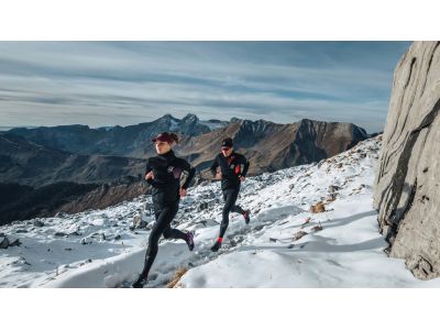 COMPRESSPORT Winter Trail Under Control Pełne spodnie damskie w kolorze czarnym