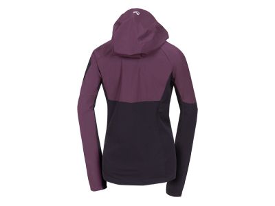 Kurtka softshell damska Northfinder JANELL, bordowo-czarna