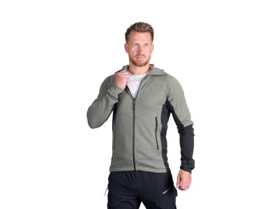 Northfinder EGON sveter, lightgreen/black