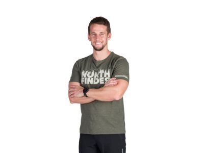 Northfinder JOSEF T-shirt, dark green