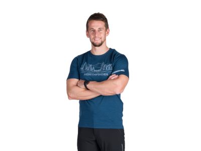 Tricou Northfinder OLEK, bleumarin