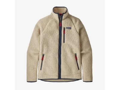 Patagonia Retro Pile Jacke, Dark Natural mit Utility Blue