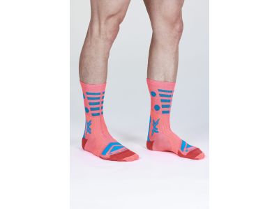 X-BIONIC X-Socks Gravel Perform Merino Socken, sunset/twyce blue