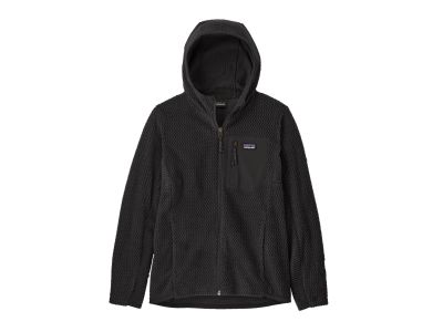 Hanorac pentru copii Patagonia K&amp;#39;s R1 Air Full-Zip Hoody, negru