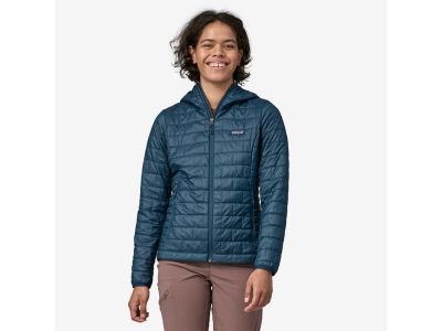 Patagonia Nano Puff Hoody dámska bunda, Lagom Blue