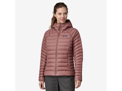 Patagonia Down Sweater Hoody women's jacket, Dulse Mauve