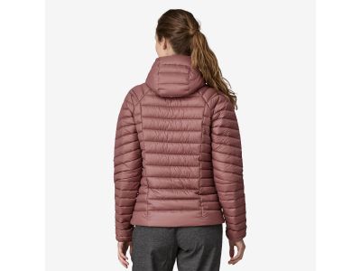 Patagonia Down Sweater Hoody women's jacket, Dulse Mauve