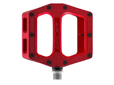 Azonic PUCKER UP platform pedals, red