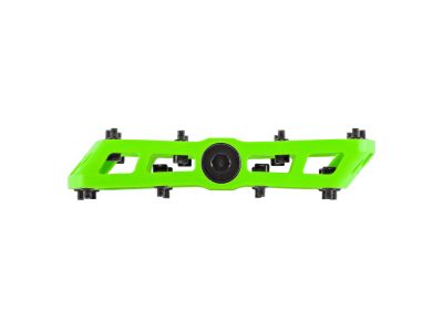 Azonic BLAZE platform pedals, neon green