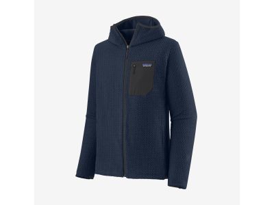 Bluza z kapturem Patagonia R1 Air, zapinana na zamek, nowa, granatowa