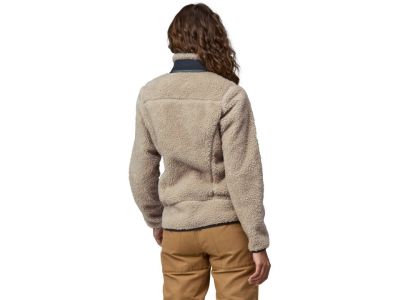 Patagonia Classic Retro-X women's jacket, dark natural w/redtail rust