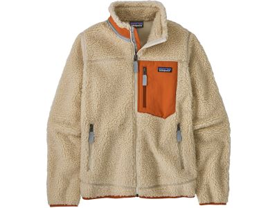 Patagonia Classic Retro-X women's jacket, dark natural w/redtail rust