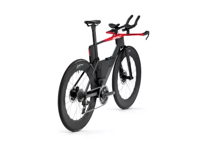 BMC Speedmachine 01 LTD bicykel, carbon black/neon red