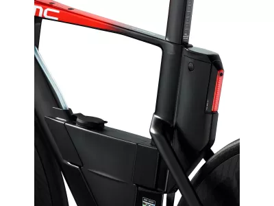 BMC Speedmachine 01 LTD bike, carbon black/neon red