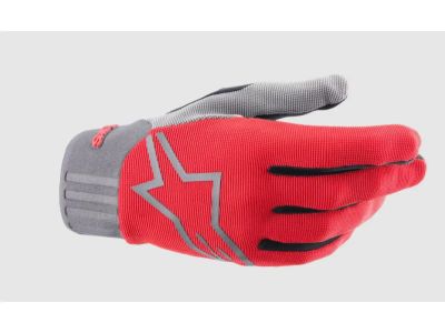 Alpinestars A-Dura gloves, red fluo