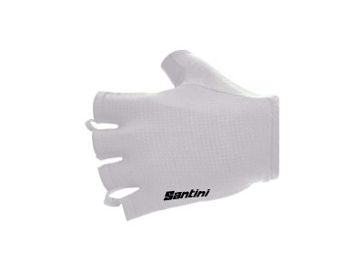 Santini 3D rukavice, bílá