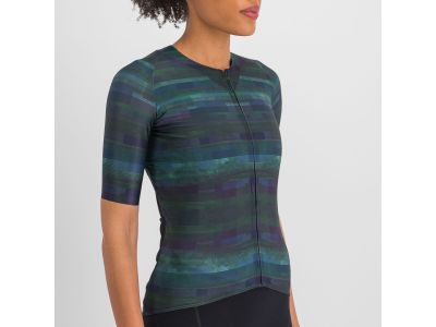 Sportful GLITCH BOMBER women&#39;s jersey, multicolor black