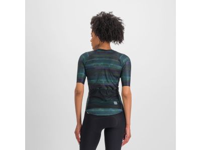 Damska koszulka rowerowa Sportful GLITCH BOMBER, wielokolorowa, czarna