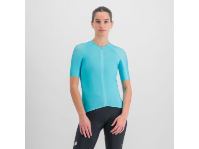 Tricou dama Sportful MATCHY, stralucire albastra