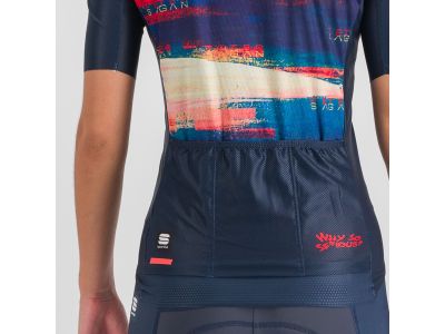 Tricou Sportful PETER SAGAN dama, albastru galaxie