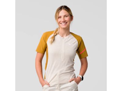 Salewa Vento AM HZT women&#39;s jersey, oatmeal