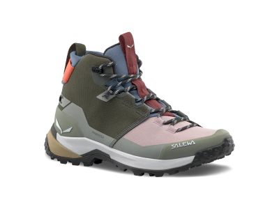 Pantofi de dama Salewa Puez Mid PTX, olive/shadow