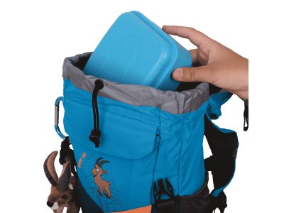 Kohla Rucksack Fröhlicher Kinderrucksack, 10 l, marineblaue Pfingstrosen