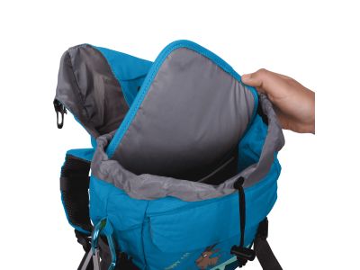 Kohla Rucksack Fröhlicher Kinderrucksack, 10 l, marineblaue Pfingstrosen