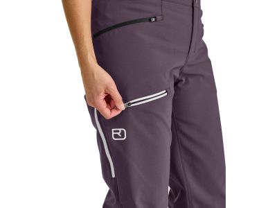 Pantaloni de dama ORTOVOX Pizol Pants, obisnuiti, fructe de padure inchise la culoare