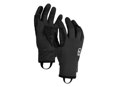 ORTOVOX Fleece Light Glove dámske rukavice, black raven