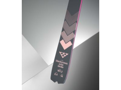 Black Crows Octo Birdie 2024/25 women&#39;s skis, 84 mm, light pink