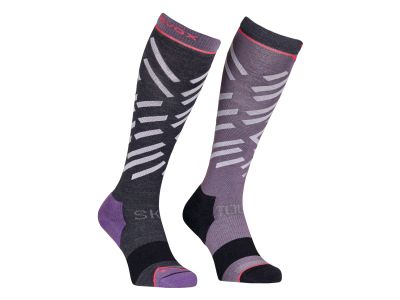 ORTOVOX Ski Tour Long women&#39;s knee socks, black raven