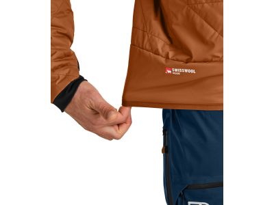 ORTOVOX Swisswool Piz Boe jacket, Bristle Brown